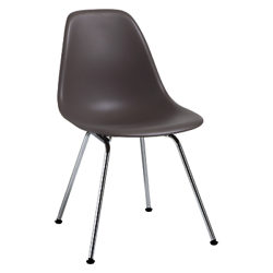 Vitra Eames DSX 43cm Side Chair Mauve Grey / Chrome